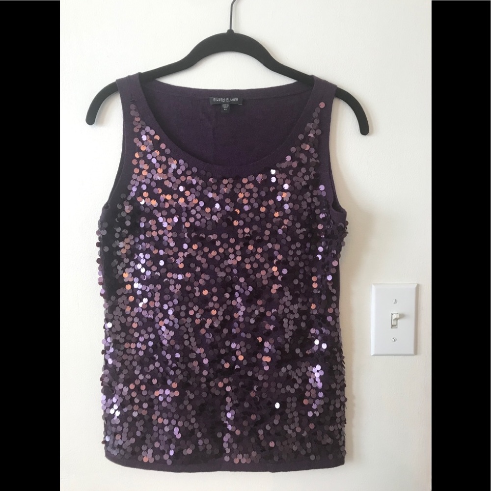 Eileen Fisher sleeveless sweater